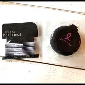 New! Sephora travel brush and hair ties